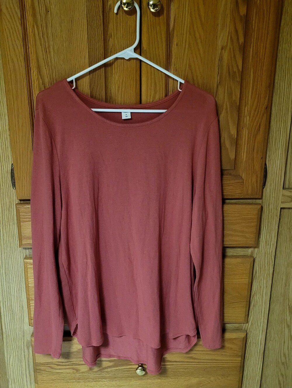 Old Navy Dusty Rose Lightweight Sweater With High/ Low Hem, Size XL